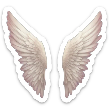 pair of wings sticker