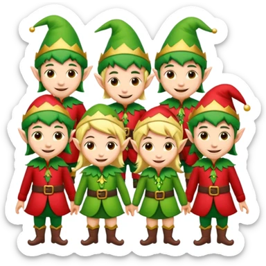Christmas Elfs sticker