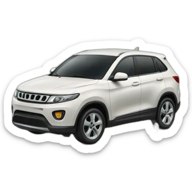 car with a key sticker