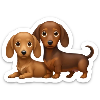 Perros salchicha sticker