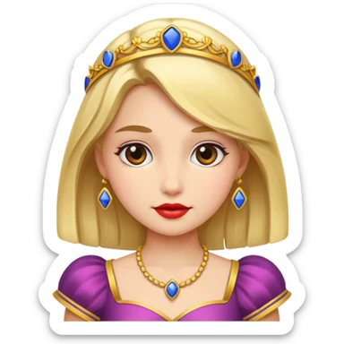 very fancy girl european sticker