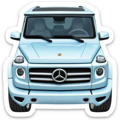 Baby Blue G Wagon AMG sticker