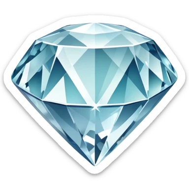 a crystal like diamond with the words GEMME underneath or on top sticker