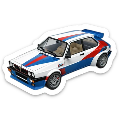 Lancia Delta martini sticker