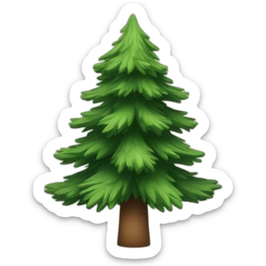 pine trees sticker