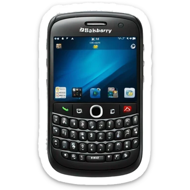 Blackberry phone sticker