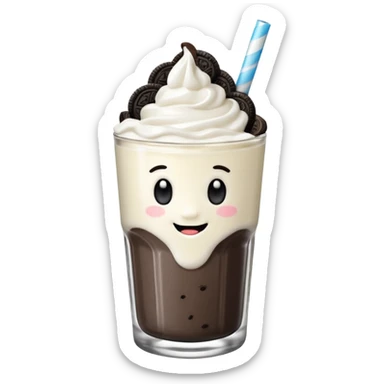 Oreo white Smoothie sticker