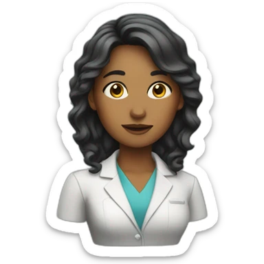 psychologist-girl sticker