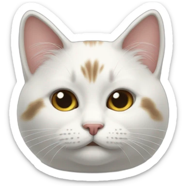 Gatita blanca sticker