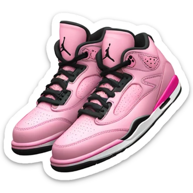 Pink Jordan shoes sticker