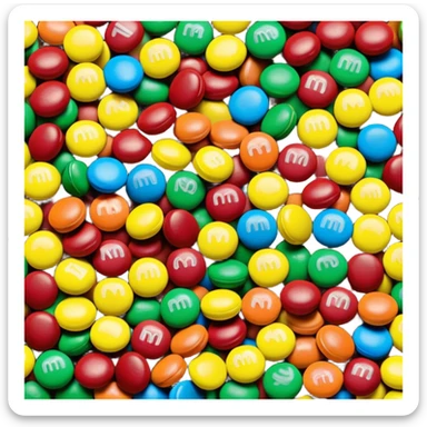 M&M sticker