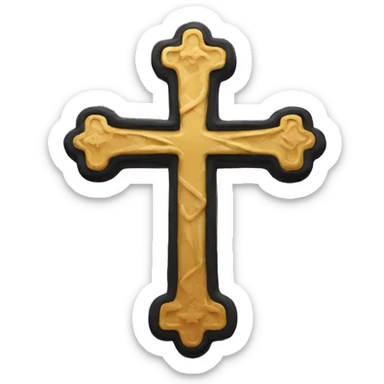 Orthodox cross sticker