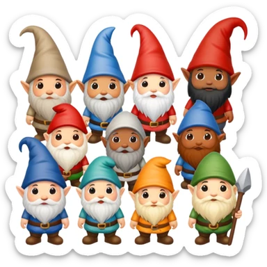 Gnomes sticker