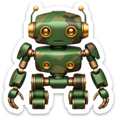 camouflage bot sticker