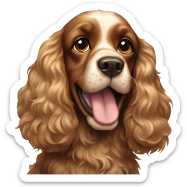 Cocker spaniel sticker