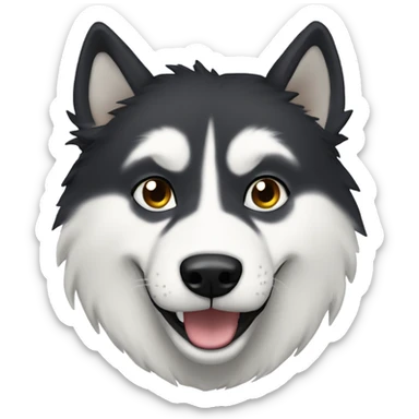 Zedd the Husky sticker