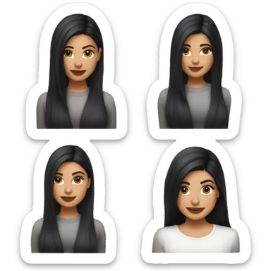 Kylie Jenner with the rizzler sticker