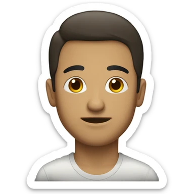 Mexican with sign that says “Agustín”  sticker