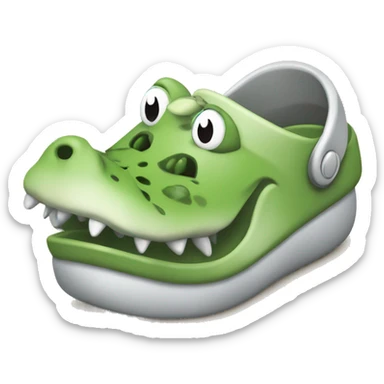 Crocs avec charmes sticker