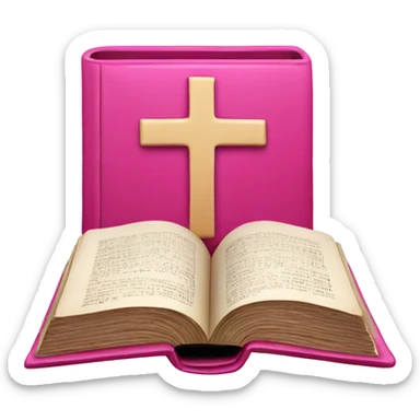 Pink bibel sticker