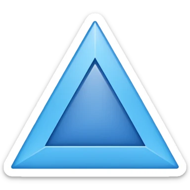 Triangle sticker