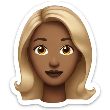 Makeup Artists with Light Brown Hair sticker