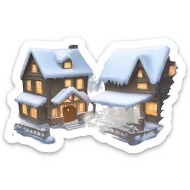 Winter wonderland sticker