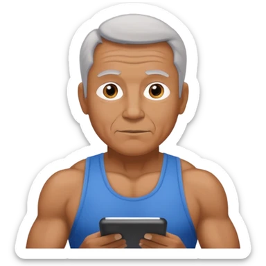 gym daddy older and write there on top sticker