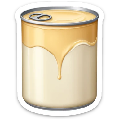 condensed milk sticker