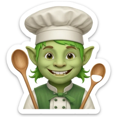 troll the chef sticker