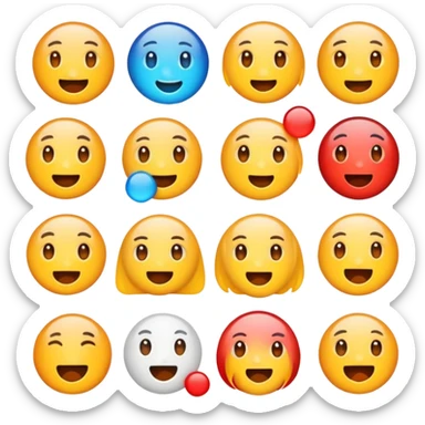 Interactive emotions sticker