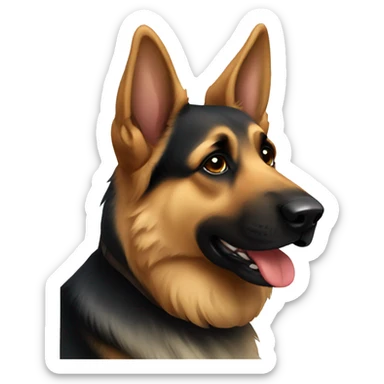 German shepherd  sticker