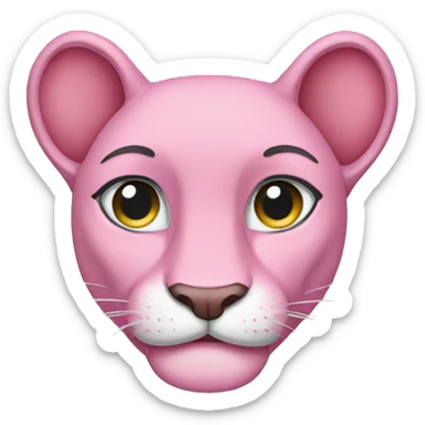 Pink panther sticker