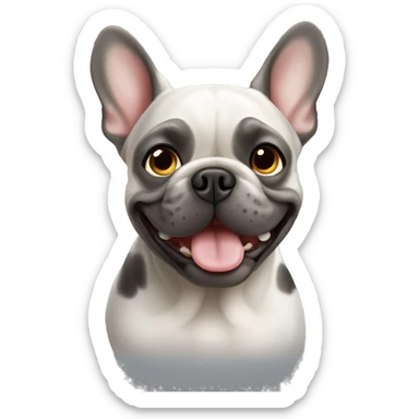 Merle french bulldog  sticker