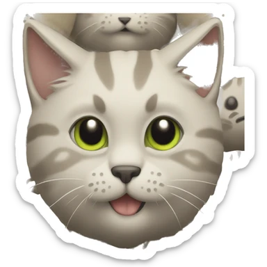 Brokkoli cat sticker