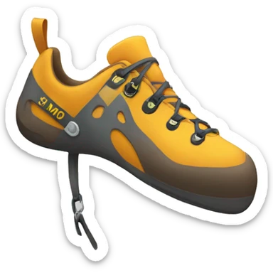 Climbing shoes sticker
