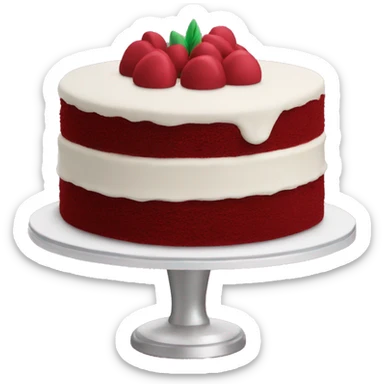 red velvet cake sticker