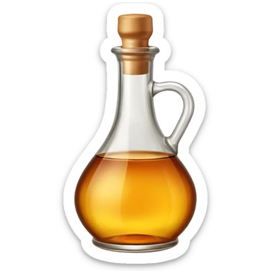Vinegar bottle  sticker
