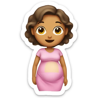 Pregnant transgender  sticker