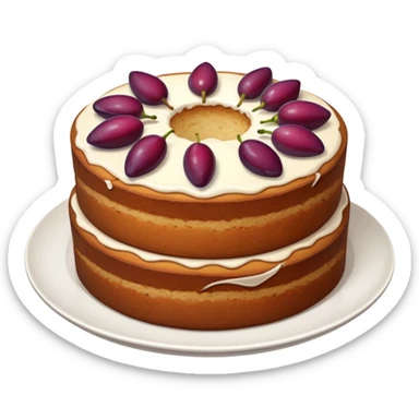 plum cake sticker
