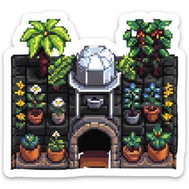 walled garden sticker