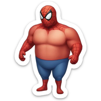 desert-island-with-fat-spiderman sticker
