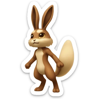  Lopunny Full body sticker