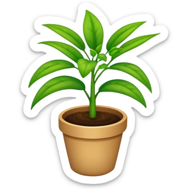 plante verte sticker