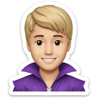 Justin bieber costume  sticker
