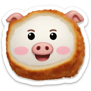 pork cutlet sticker