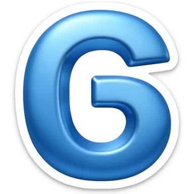 number 30 (3d) in blue color sticker