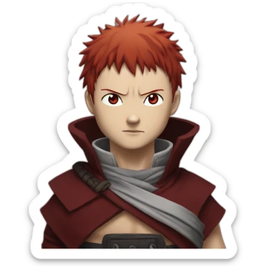 Gaara (dans narouto) sticker