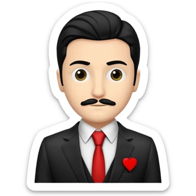 Berlin in the Money Heist TV show sticker