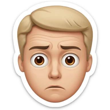 more confused sticker